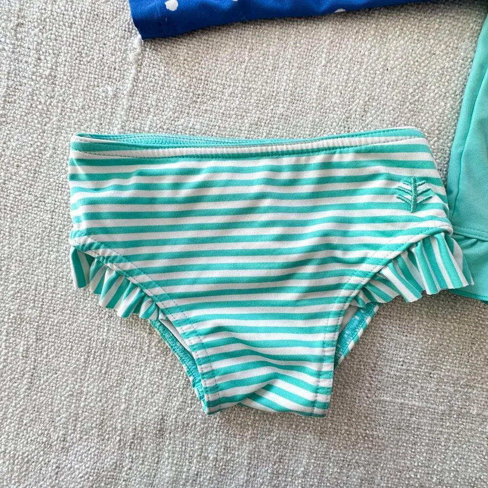 Coolibar Swimsuit and Hat Set VGUC 12-18mo